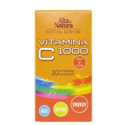 Alta Natura Macrovyt Vitamina C 1000 Fast & Slow - Integratore per le difese, 30 compresse