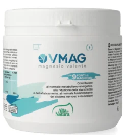 Alta Natura VMag Integratore Alimentare con 9 fonti di Magnesio, 300g