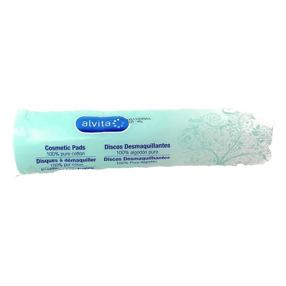 Alvita Dischetti Levatrucco 100% Puro Cotone, 100 Pezzi