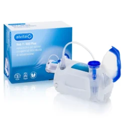 Alvita Neb T600 Plus - Apparecchio per aerosol per le vie respiratorie, 1 nebulizzatore