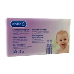 Alvita Soluzione Fisiologica Igiene Nasale E Oculare, 30 Flaconcini x 5ml