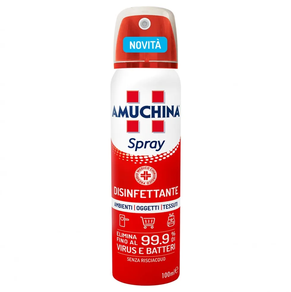 Amuchina Spray Disinfettante Ambienti Oggetti e Tessuti, 100ml