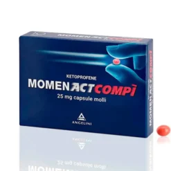 Angelini MomenActCompì 25mg Ketoprofene Antidolorifico, 10 Capsule Molli
