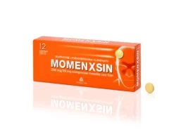 Angelini Momenxsin 200 mg/30 mg - Compresse per il raffreddore e la sinusite, 12 compresse
