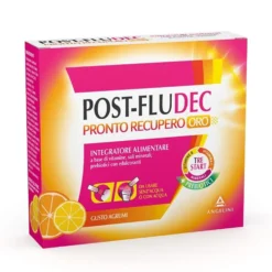 Angelini Post-Fludec - Pronto Recupero Oro Agrumi, 12 Bustine