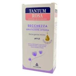 Angelini Tantum Rosa Secchezza - Detergente intimo per l'idratazione intensa, 200 ml