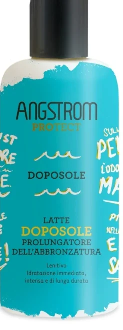 Angstrom Protect - Latte doposole lenitivo prolungatore dell'abbronzatura, 200 ml