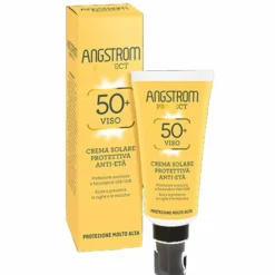 Angstrom Protect SPF50+ Crema Solare Protettiva Anti Età Viso, 40ml