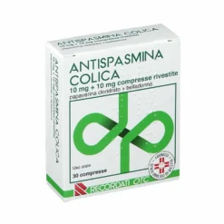 Antispasmina Colica 10mg + 10mg Antispastico, 30 Compresse Rivestite