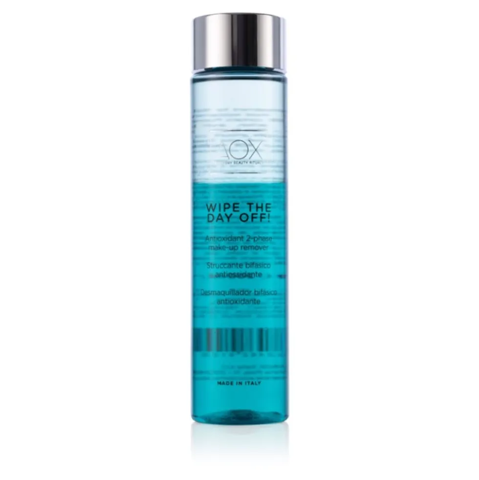 AOX Wipe The Day Off Struccante Bifasico Antiossidante, 200ml