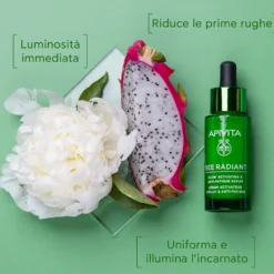 Apivita Bee Radiant - Siero Energizzante Attivatore Luminosità Anti Fatica, 30ml