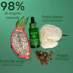 Apivita Bee Radiant - Siero Energizzante Attivatore Luminosità Anti Fatica, 30ml