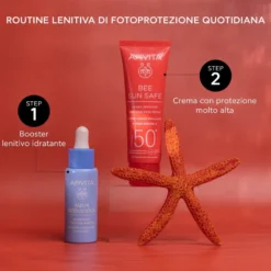 Apivita Bee Sun Safe - Hydra Sensitive Crema Viso Lenitiva SPF50+, 50ml
