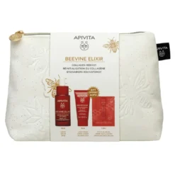 Apivita Cofanetto Regalo Beevine Elixir con Siero Anti-Rughe 30ml + Mini Crema Light Anti-Rughe 15ml + Mini Crema Contorno Occhi Rassodante Liftante 1,5ml