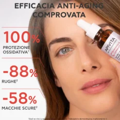 Apivita C15 Propolis Correct - Siero viso alla vitamina C contro le rughe e le macchie, 30 ml