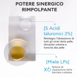 Apivita HA5 Honey Repair - Siero viso idratante e rimpolpante per le rughe, 30 ml