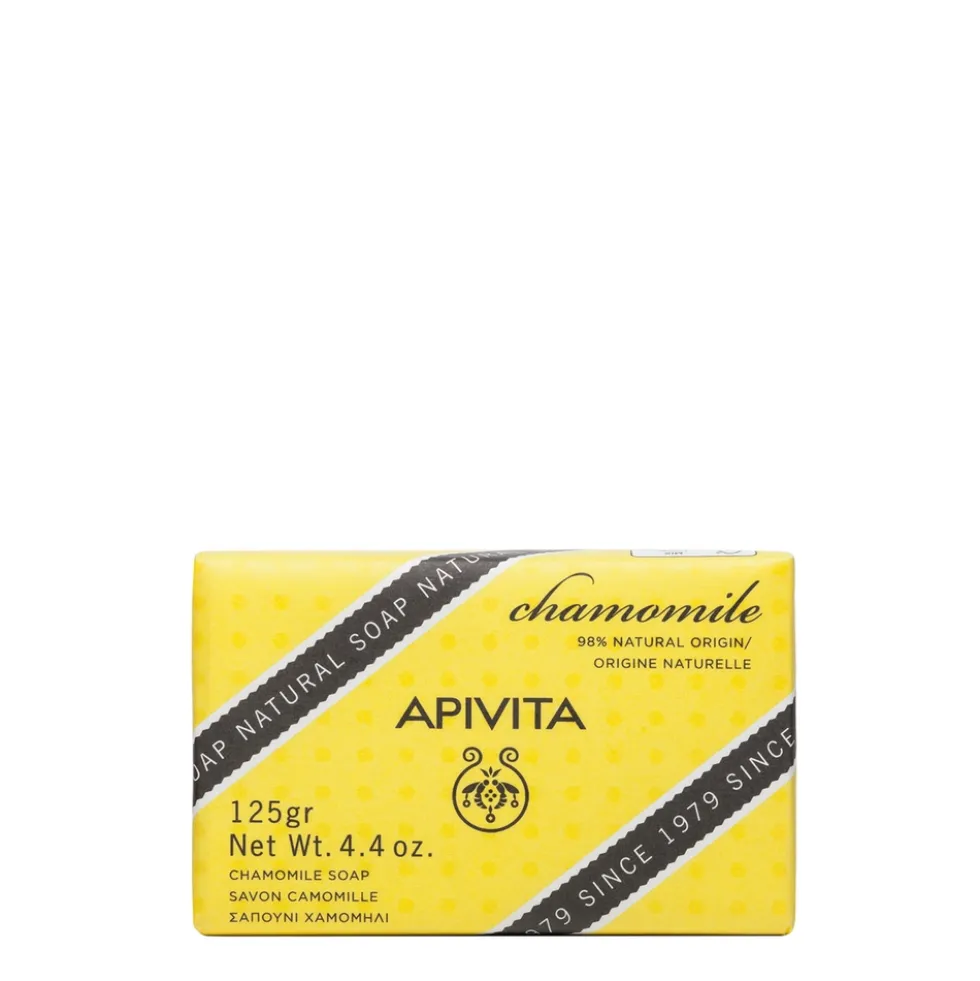 Apivita Natural Soap - Sapone con Camomilla, 125g