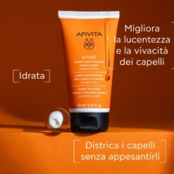 Apivita Shine - Conditioner Balsamo Illuminante Rivitalizzante, 150ml