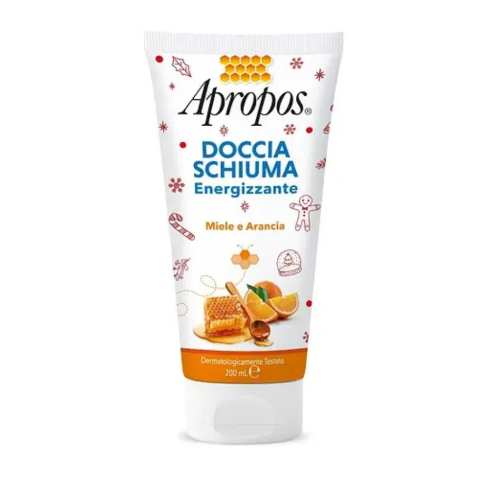 Apropos Doccia Schiuma Energizzante Miele e Arancia, 200ml