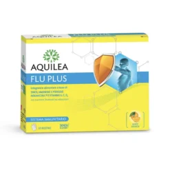 Aquilea Flu Plus - Integratore per il sistema immunitario e la stanchezza, 10 bustine