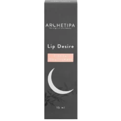 Archetipa Lip Desire Tropical - Balsamo labbra rigenerante con acido ialuronico, 15 ml