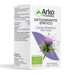 Arkopharma Arkocapsule Cardo Mariano - Integratore per la funzionalità epatica, 130 capsule