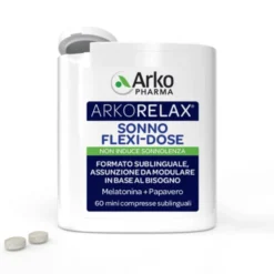 ArkoPharma ArkoRelax - Sonno Flexi Dose Integratore, 60 Mini Compresse