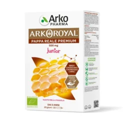 Arkopharma Arkoroyal - Junior Pappa Reale 500mg Integratore, 20 fialoidi