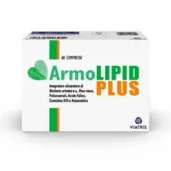 ArmoLipid Plus Integratore Alimentare con Riso Rosso, 60 Compresse