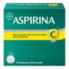 Aspirina C Antinfiammatorio Antidolorifico per Influenza Raffreddore e Febbre con Vitamina C, 40 Compresse