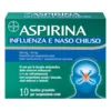 Aspirina Influenza e Naso Chiuso - Granulato per l'influenza e la congestione nasale, 10 bustine