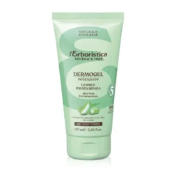 Athena's Dermo-Gel Aloe Vera Fermentata - Gel lenitivo e idratante per la pelle irritata, 150 ml
