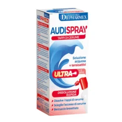 Audispray Ultra - Tappi di Cerume Soluzione Acquosa + Tensioattivi spray, 20ml