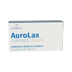 Aurobindo Aurolax 2500 mg - Supposte di glicerolo per la stitichezza occasionale, 18 supposte