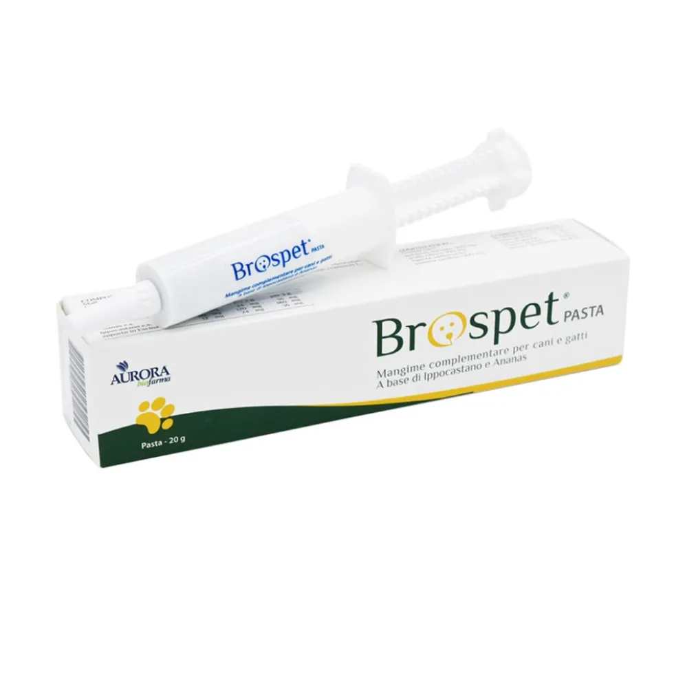 Aurora Biofarma Brospet Pasta Mangime Complementare Cani e Gatti, 20g