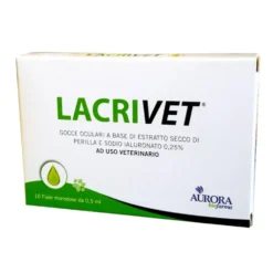 Aurora Biofarma Lacrivet Gocce Oculari Per Cane E Gatto, 10 Flaconcini