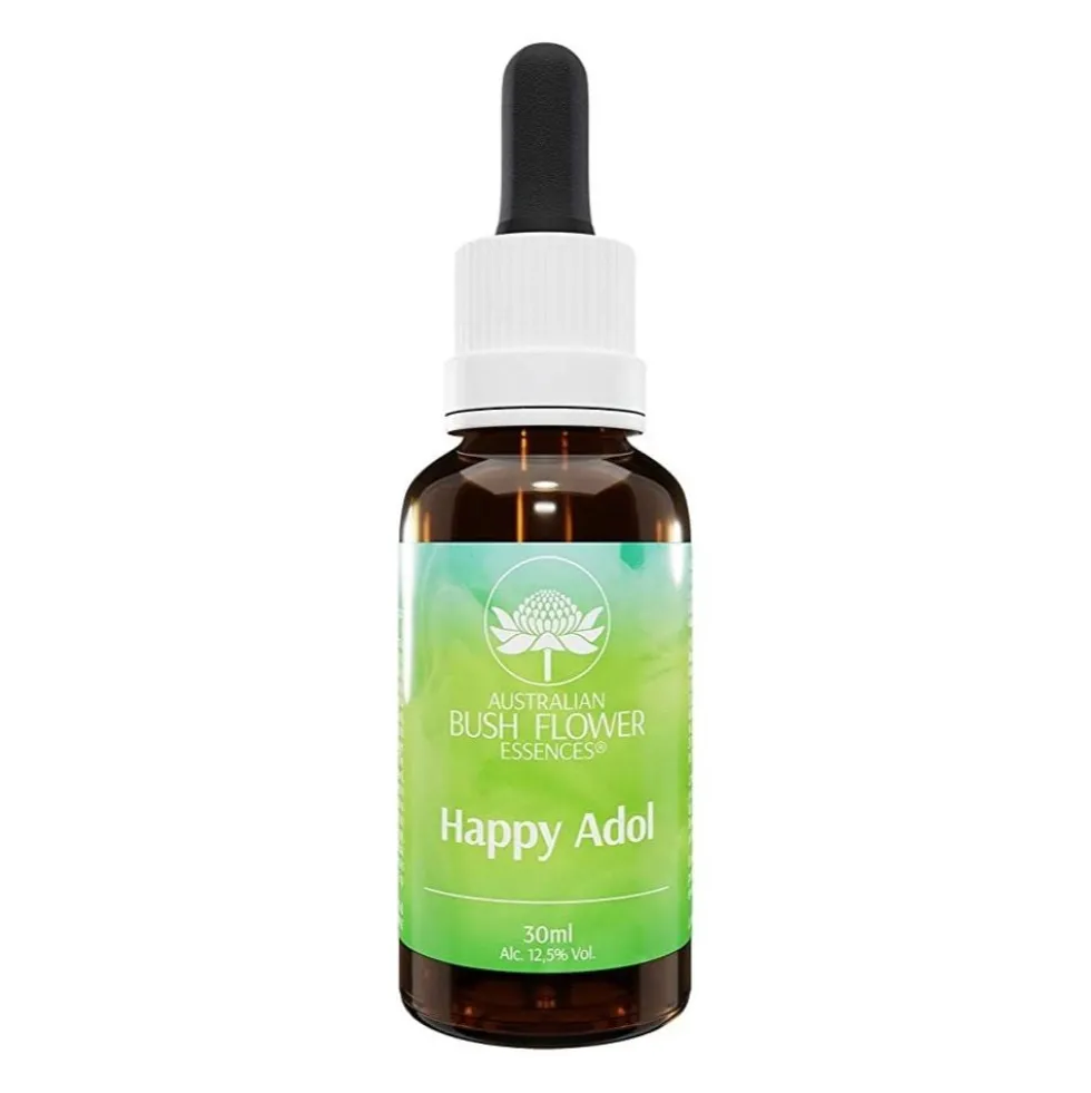 Australian Bush Flower Essences - Happy Adol Gocce, 30ml