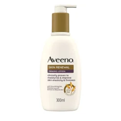 Aveeno Lozione Rassodante Rinnovatrice - Lozione corpo per idratare e rassodare, 300 ml