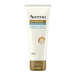 Aveeno Skin Renewal Scrub Corpo Delicato Esfoliante con Avena Prebiotica PHA e Niacinamide per Pelle Secca Ruvida e Screpolata, 200ml