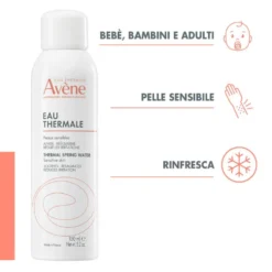 Avène Acqua termale - Spray lenitivo per la pelle sensibile e irritata, 150 ml