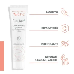 Avène Cicalfate+ - Crema ristrutturante e protettiva per la pelle irritata, 100 ml