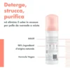Avène Les Essentiels - Mousse detergente opacizzante per purificare e struccare il viso, 150 ml