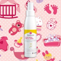 Babygella Prebiotic - Olio Spray per il Corpo, 100ml