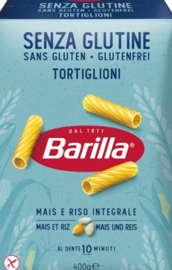 Barilla Senza Glutine - Tortiglioni Pasta di mais e riso, 400 g