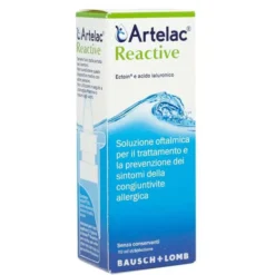 Bausch & Lomb Artelac Reactive - Soluzione oftalmica per la congiuntivite allergica, 10 ml
