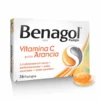 Benagol Vit C con Vitamina C Gusto Arancia Antisettico del Cavo Orale, 36 Pastiglie