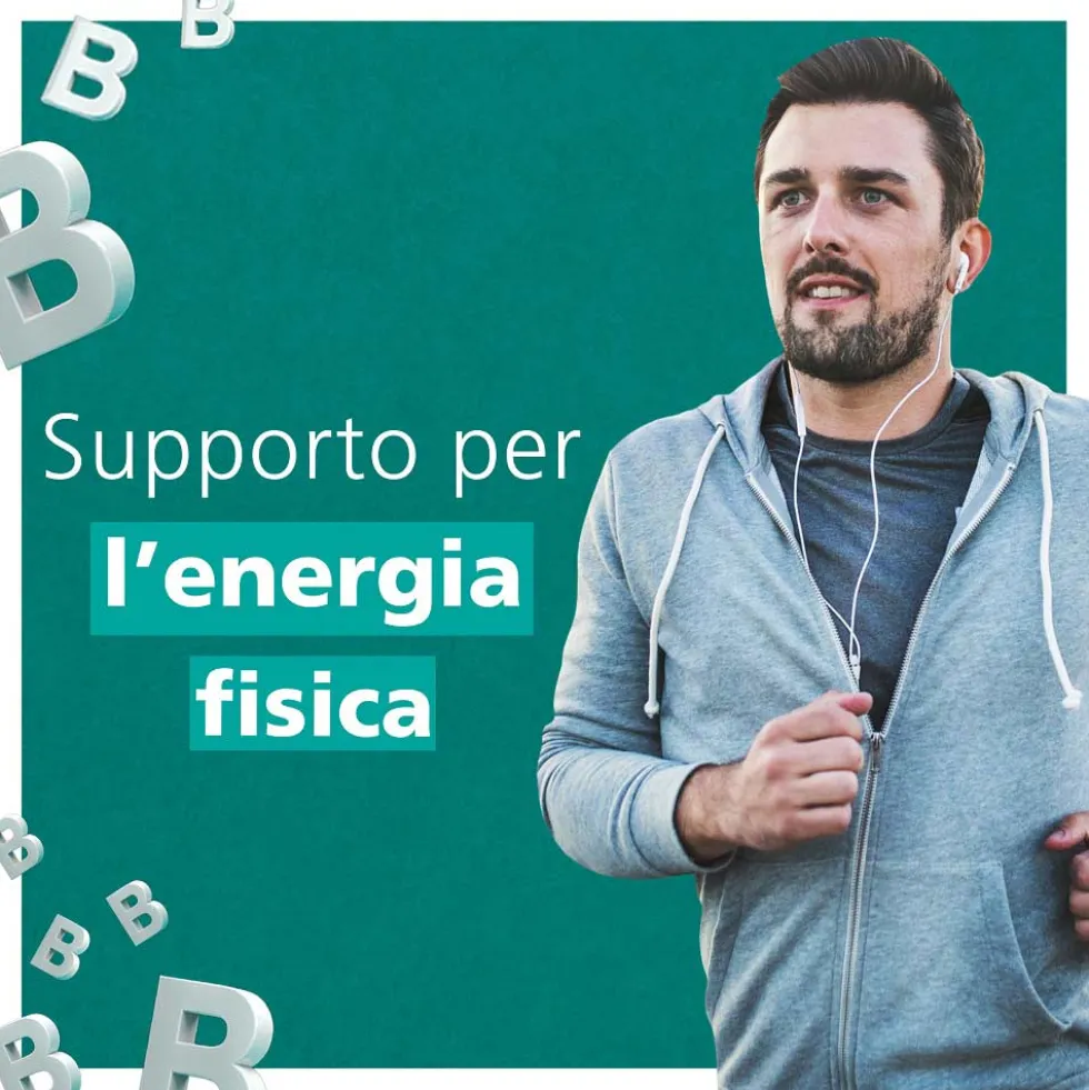 Be-Total Body Plus - Integratore di vitamine B, magnesio e potassio per l'energia, 20 bustine