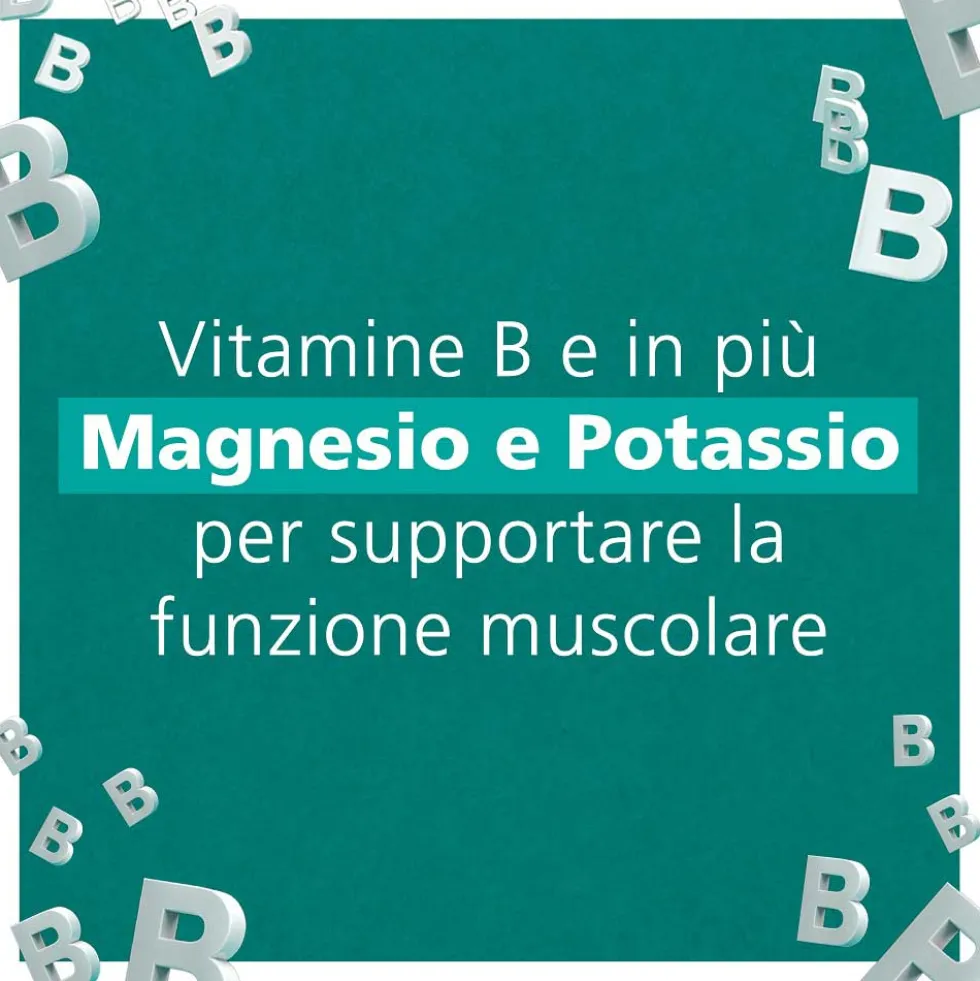 Be-Total Body Plus - Integratore di vitamine B, magnesio e potassio per l'energia, 20 bustine