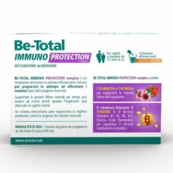 Be-Total Immuno Protection - Integratore effervescente per le difese immunitarie, 14 bustine