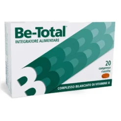 Be-Total Integratore Vitamina B e B12 Acido Folico Energia Adulti, 20 Compresse